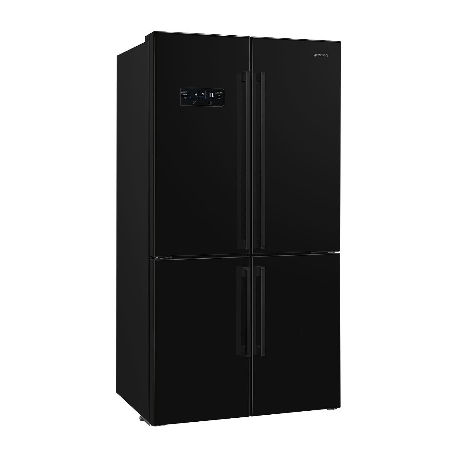 Smeg 511 Litre American Fridge Freezer - Black