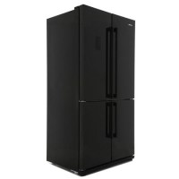 Smeg FQ60NPE Four Door Frost Free American Fridge Freezer - Black