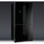 GRADE A1 - Smeg FQ60NPE Four Door Frost Free American Fridge Freezer - Black