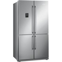 GRADE A2 - Smeg FQ60XPE Four Door Frost Free American Fridge Freezer - Stainless Steel