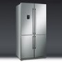 GRADE A2 - Smeg FQ60XPE Four Door Frost Free American Fridge Freezer - Stainless Steel