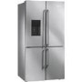 GRADE A2 - Smeg FQ75XPED Stainless Steel 4-Door American Fridge Freezer With Convertible Compartment And Ice And Water Dispenser