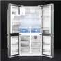 GRADE A2 - Smeg FQ75XPED Stainless Steel 4-Door American Fridge Freezer With Convertible Compartment And Ice And Water Dispenser
