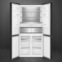 Smeg 522 Litre Four Door Freestanding American Fridge Freezer - Dark Inox