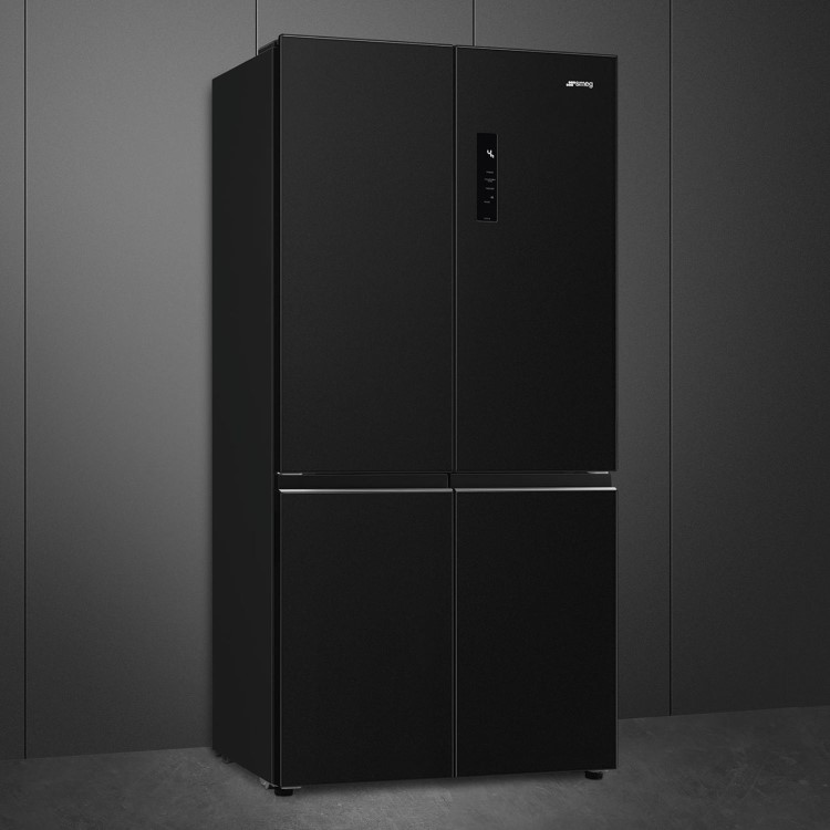 Smeg 522 Litre Four Door Freestanding American Fridge Freezer - Dark Inox