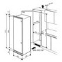 Smeg FR310P In-column Integrated Fridge With Freezer Box