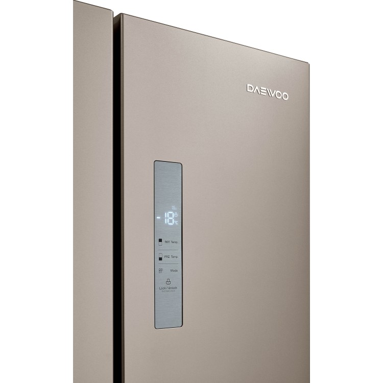 Daewoo FRAM40F3S Multi Door American Fridge Freezer - Silver