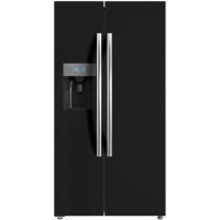 Daewoo FRAM50D3B American Fridge Freezer Ice and Water Dispenser - Black