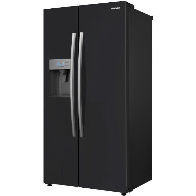 Daewoo FRAM50D3B American Fridge Freezer Ice and Water Dispenser - Black