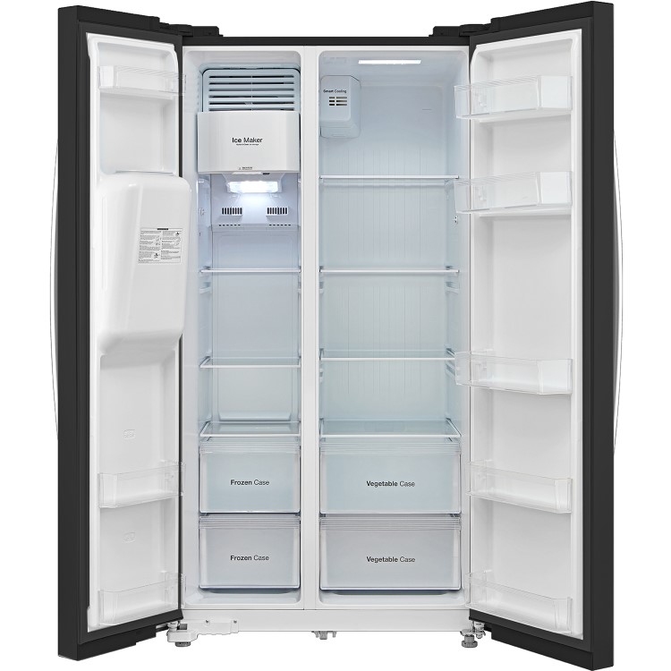 Daewoo FRAM50D3B American Fridge Freezer Ice and Water Dispenser - Black
