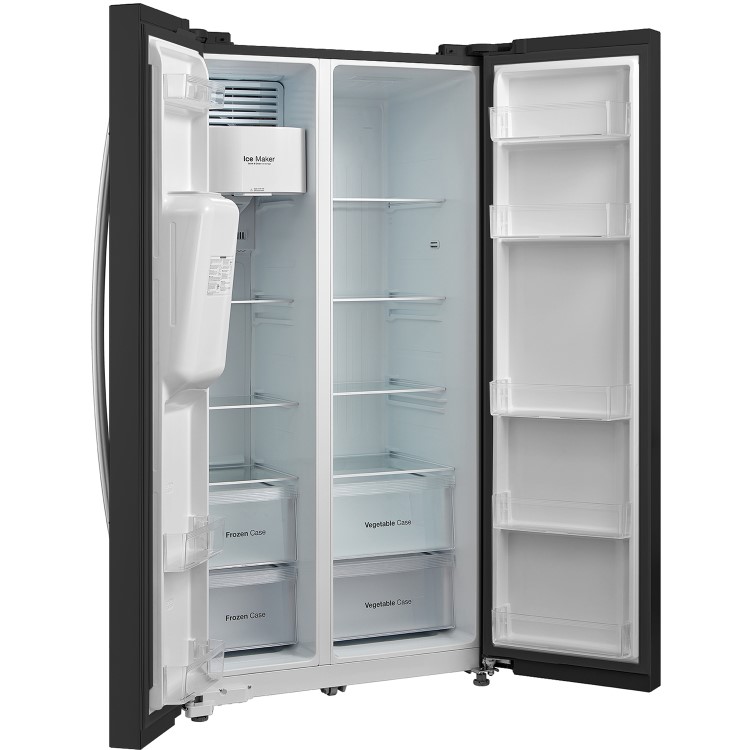 Daewoo FRAM50D3B American Fridge Freezer Ice and Water Dispenser - Black