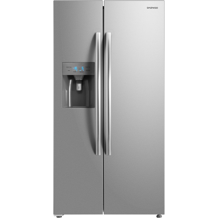 Daewoo FRAM50D3S American Fridge Freezer With Ice and Water - Silver