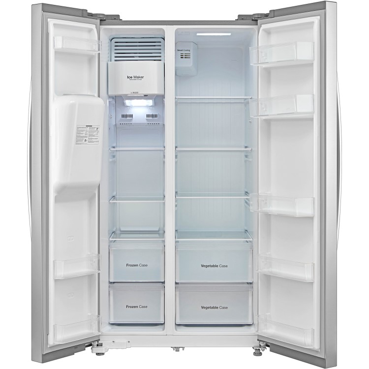 Daewoo FRAM50D3S American Fridge Freezer With Ice and Water - Silver