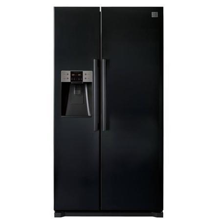 Daewoo FRAQ19PCB Side-by-side American Fridge Freezer No-plumb Ice And Water Dispenser Black