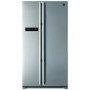 Daewoo FRAX22B3S Side-by-side American Fridge Freezer With LED Display Silver