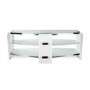 GRADE A2 - Alphason FRN1400/ARCTIC Francium 1400 Arctic White TV Stand