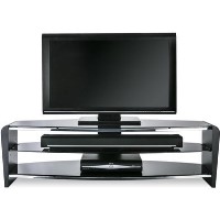 Alphason FRN1400/3BLK/BK Francium TV Stand for up to 60