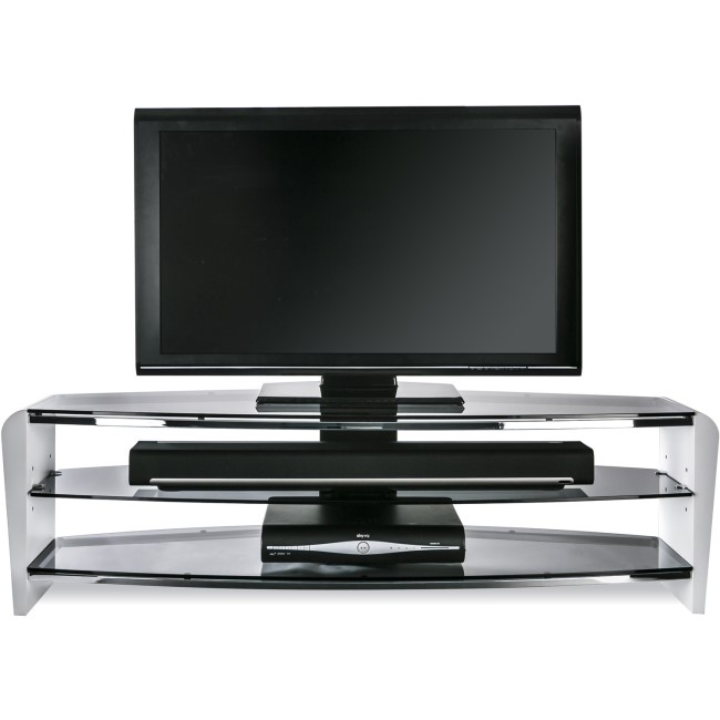 Alphason FRN1400/3WHT/SK Francium TV Stand for up to 60" TVs - White