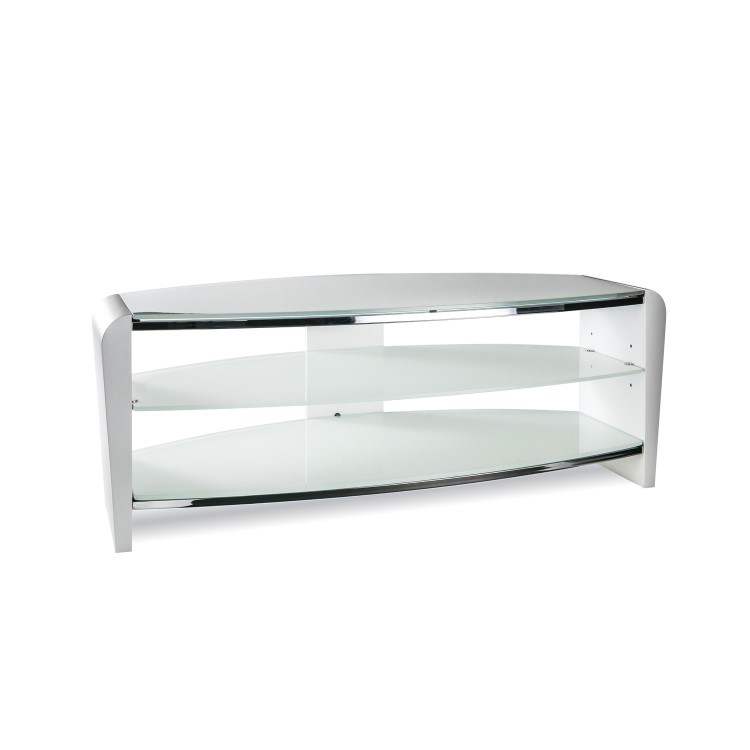 GRADE A2 - Alphason FRN1400/ARCTIC Francium 1400 Arctic White TV Stand