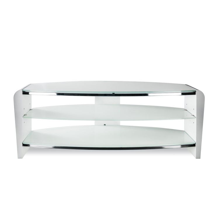GRADE A2 - Alphason FRN1400/ARCTIC Francium 1400 Arctic White TV Stand