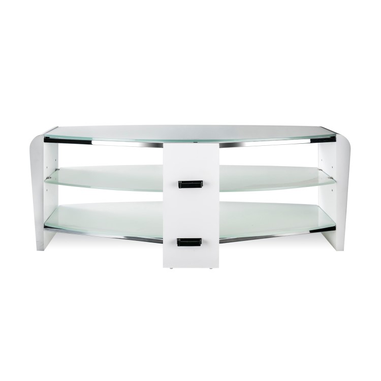 GRADE A2 - Alphason FRN1400/ARCTIC Francium 1400 Arctic White TV Stand