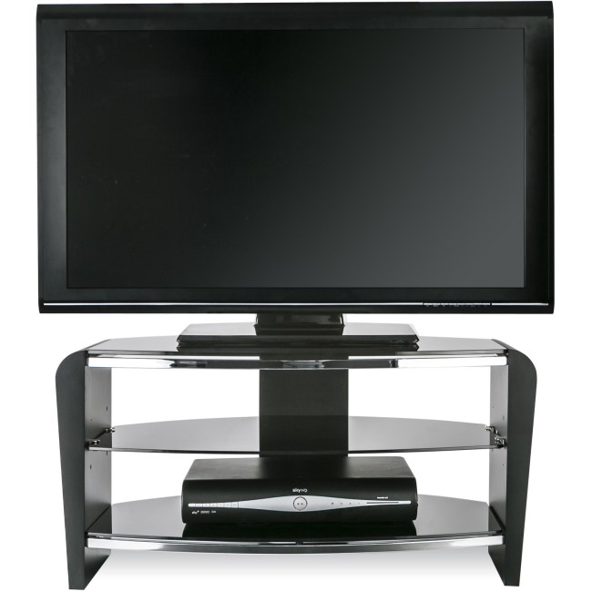 Alphason FRN800/3BLK/BK Francium TV Stand for up to 37" TVs - Black