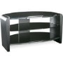 Alphason FRN800/3BLK/BK Francium TV Stand for up to 37" TVs - Black