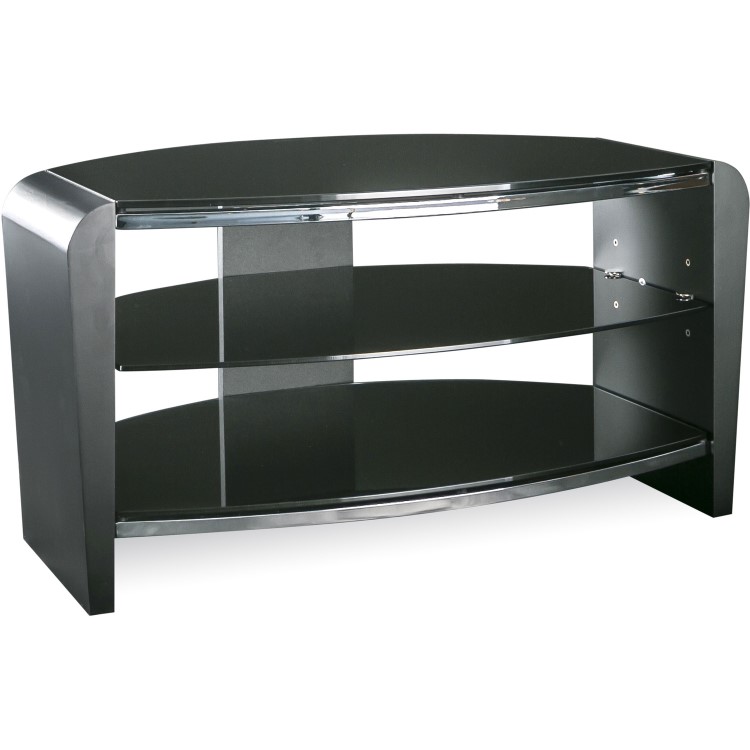 Alphason FRN800/3BLK/BK Francium TV Stand for up to 37" TVs - Black