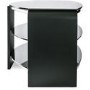 Alphason FRN800/3BLK/BK Francium TV Stand for up to 37" TVs - Black