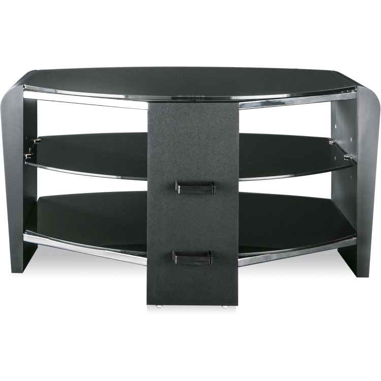 Alphason FRN800/3BLK/BK Francium TV Stand for up to 37" TVs - Black