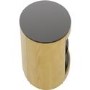 Buckingham Oval Affinity TV Stand 1100 Oak / Black Glass