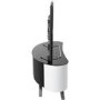 Bay Affinity Curved TV Stand 1150 Gloss White / Black Glass