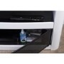 Burghley Affinity Curved TV Stand 1250 Gloss White / Black Glass