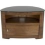 Blenheim Affinity Curved TV Stand 800 Walnut / Black glass