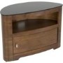 Blenheim Affinity Curved TV Stand 800 Walnut / Black glass