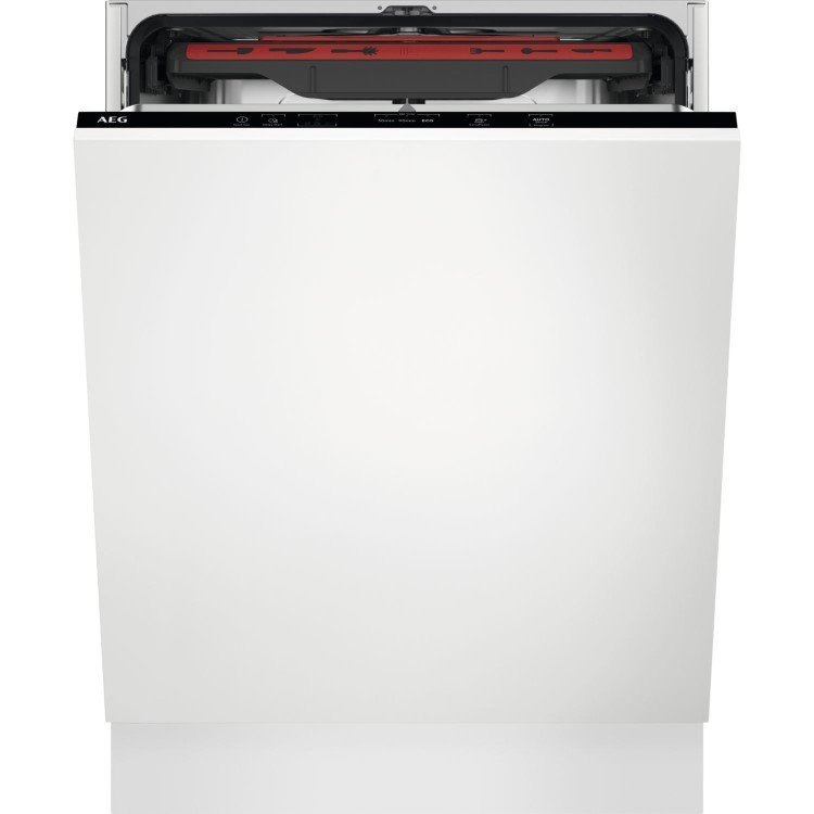 AEG AirDry Integrated Dishwasher - C-Rated Black Control Panel