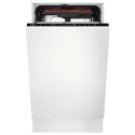 A2/FSE74507Z Refurbished AEG Series 7000 GlassCare Slimline Integrated Dishwasher - C-rated Black Control Panel