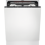 AEG Series 7000 GlassCare Integrated Dishwasher - C-Rated, Black control panel