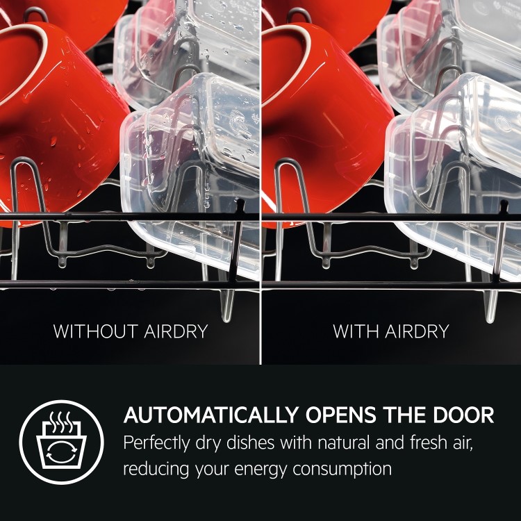 Refurbished AEG Series 7000 GlassCare FSE75737P 14 Place Fully Integrated Dishwasher