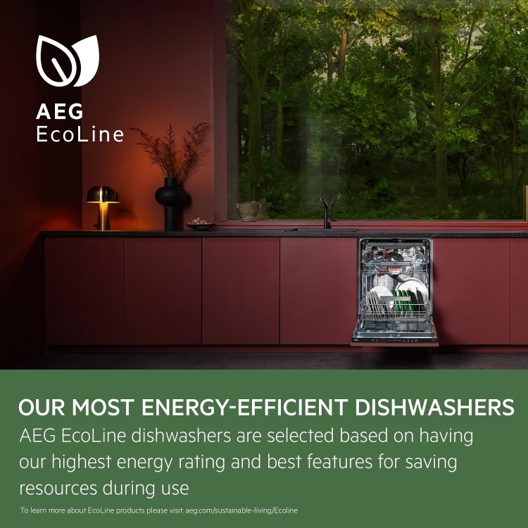 Refurbished AEG Series 7000 GlassCare FSE75737P 14 Place Fully Integrated Dishwasher