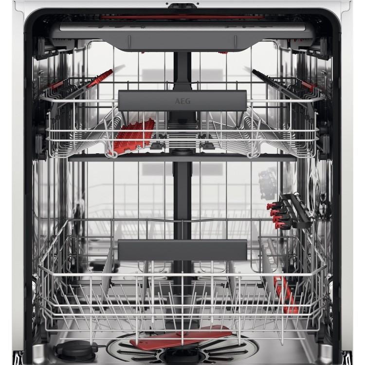Refurbished AEG Series 7000 GlassCare FSE75737P 14 Place Fully Integrated Dishwasher