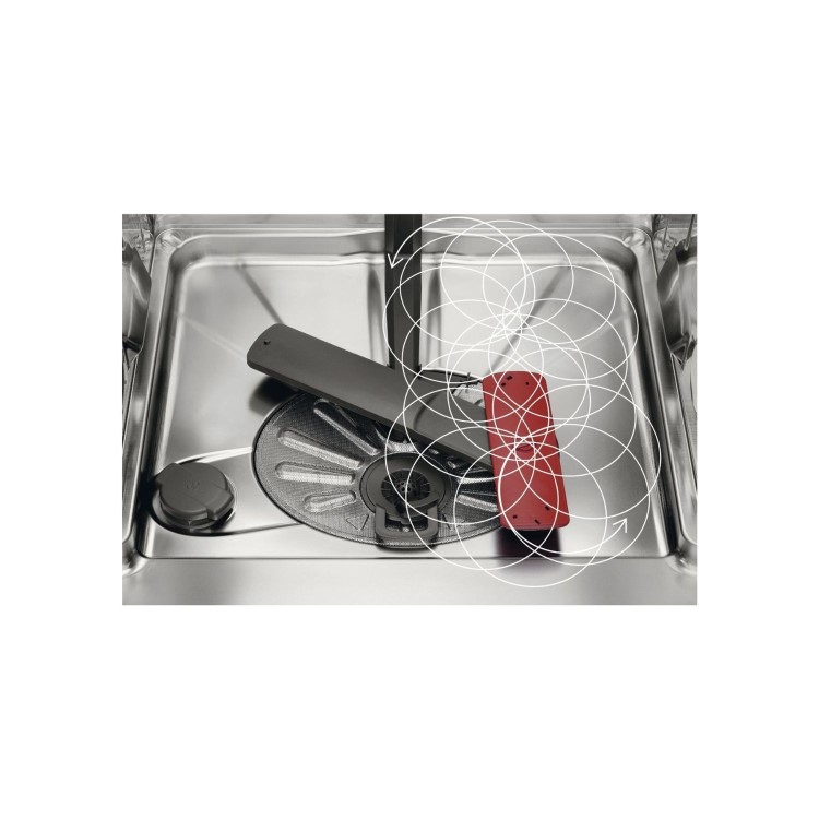 AEG GlassCare Integrated Dishwasher - A-rated Black Control Panel