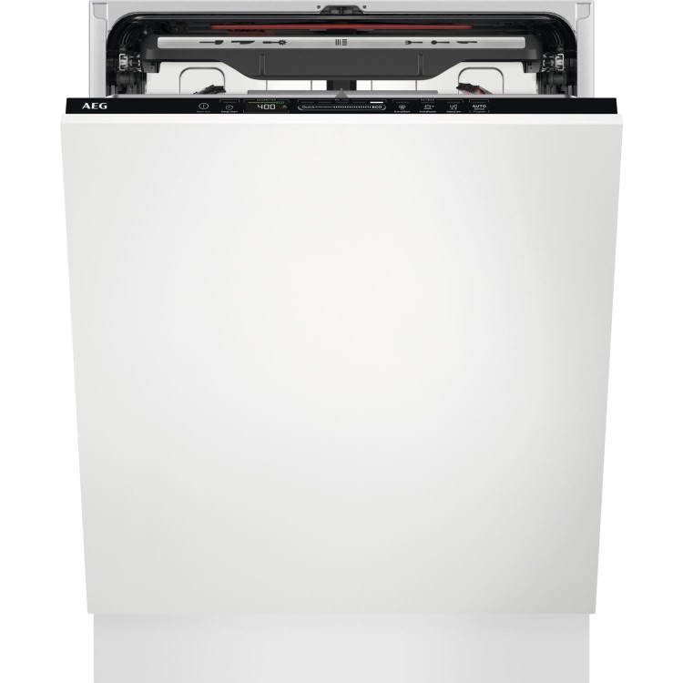 AEG GlassCare Integrated Dishwasher - A-rated Black Control Panel