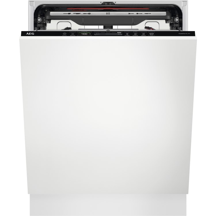 AEG Series 9000 ComfortLift Integrated Dishwasher - D-Rated, Black control panel