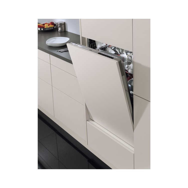 AEG Series 9000 ComfortLift Integrated Dishwasher - D-Rated, Black control panel