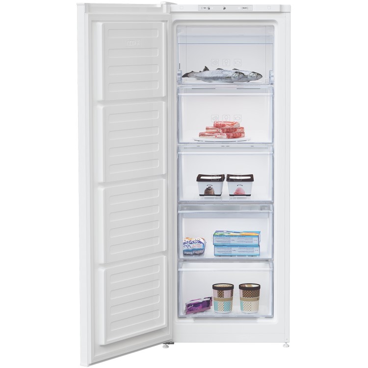 GRADE A2 - Beko FSG1545W 167 Litre Freestanding Upright Freezer 146cm Tall A+ Energy Rating 54.5cm Wide - White
