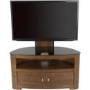 Blenheim Affinity Curved Combi TV Stand 1000 Walnut / Black Glass