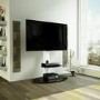 AVF FSL800LUSW Lugano TV Stand Combi for TVs up to 65" - Satin White