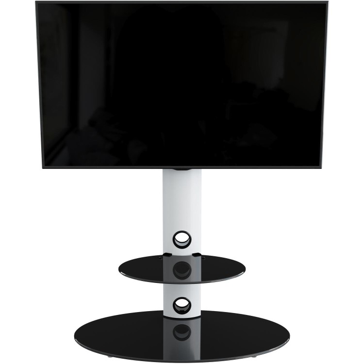 AVF FSL800LUSW Lugano TV Stand Combi for TVs up to 65" - Satin White