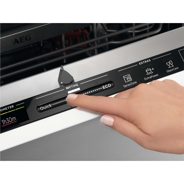 GRADE A2 - AEG FSS53907Z 14 Place Fully Integrated Dishwasher With Cutlery Tray & AirDry Tech